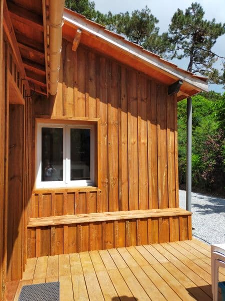 Bardage bois posé par Bardage 40 sur une maison à Mimizan